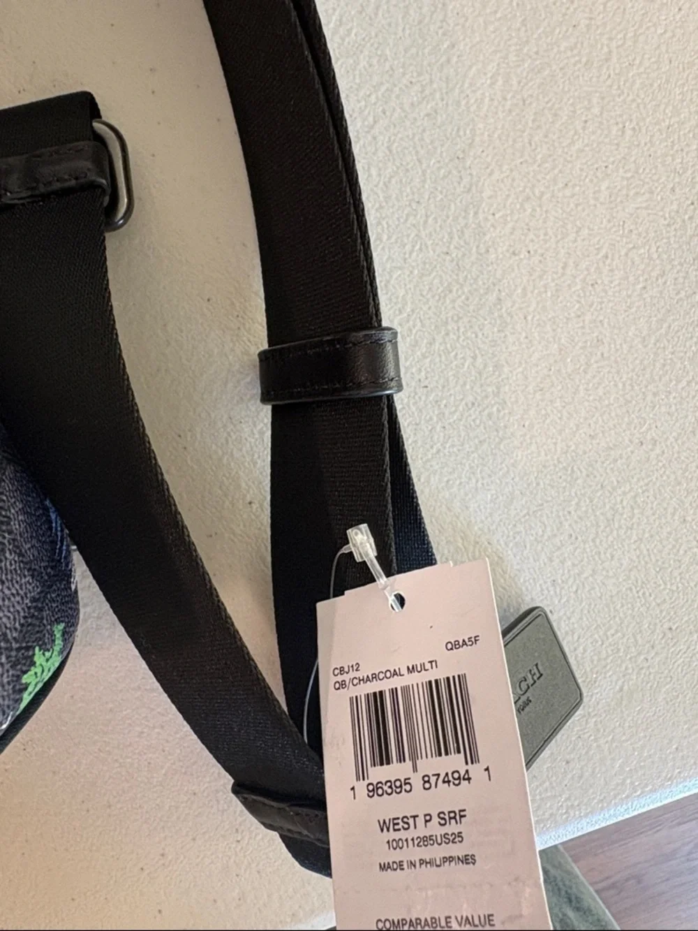 Coach West Pack In Signature Canvas W/Surf Print—Unisex—NEW W/Tags—$350–Great